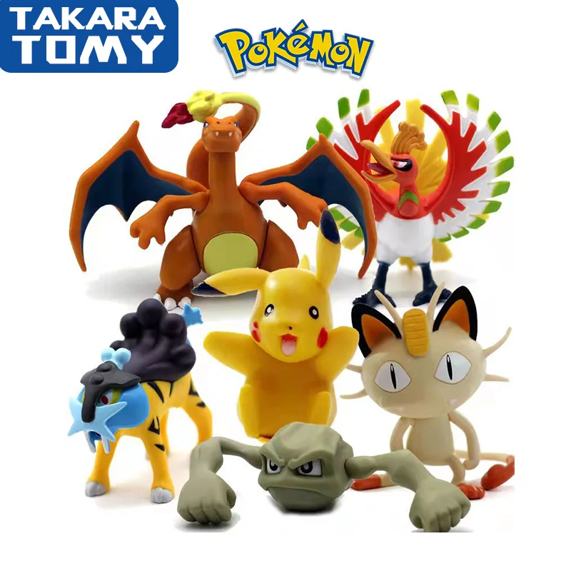 

Фигурки покемонов, 5-10 см, Пикачу, Mewtwo, Mew Groudon, Charizard Venusaur, Аниме Кукла, модель, детская игрушка, подарок на день рождения и Рождество