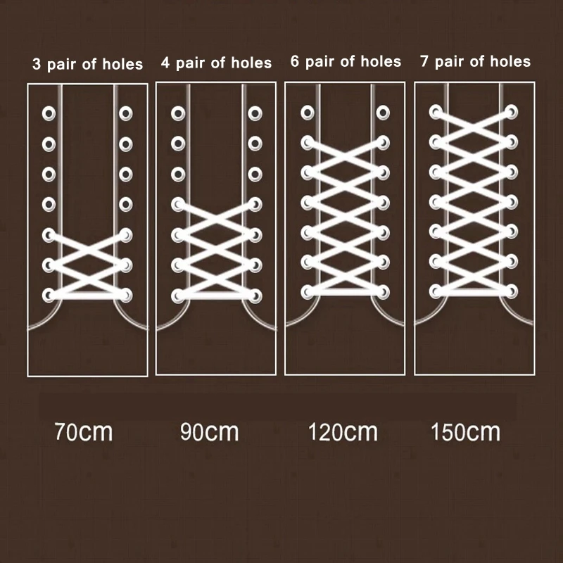 

1 Pair Striped Double Color Shoe laces Round Shoelaces Outdoor Leisure Shoe lace Unisex High Quality Leather Boot Shoelace
