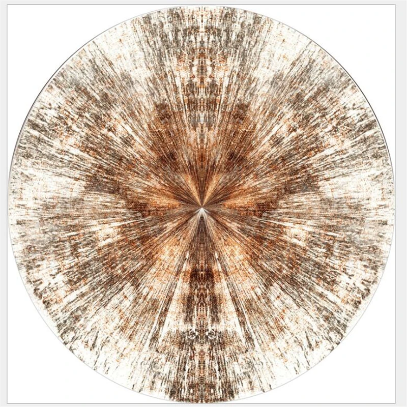 Круглый ковер для детской комнаты детский коврик лазания моющийся нескользящий