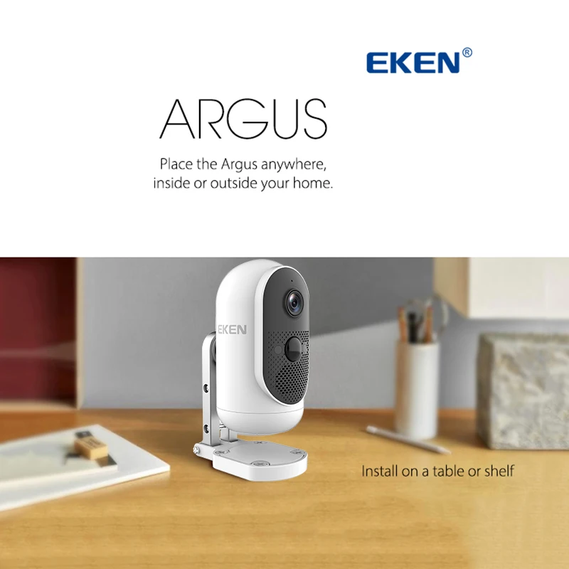 Мини-видеокамера EKEN ARGUS Full HD 1080P Wi-Fi ночное видение | Электроника
