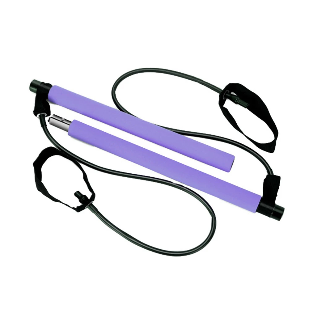 

Fitness Multi-functional Yoga Pull Rods Portable Gym Pilates Bar Resistance Band Gym Body Workout Yoga Fitness Stretch Stick