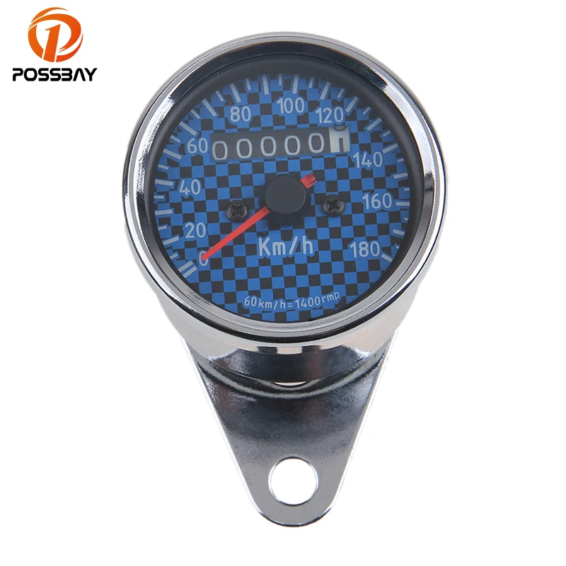 Тахометр POSSBAY для мотоцикла щуп одометр круизера кафе гоночного мотоцикла|tachometer