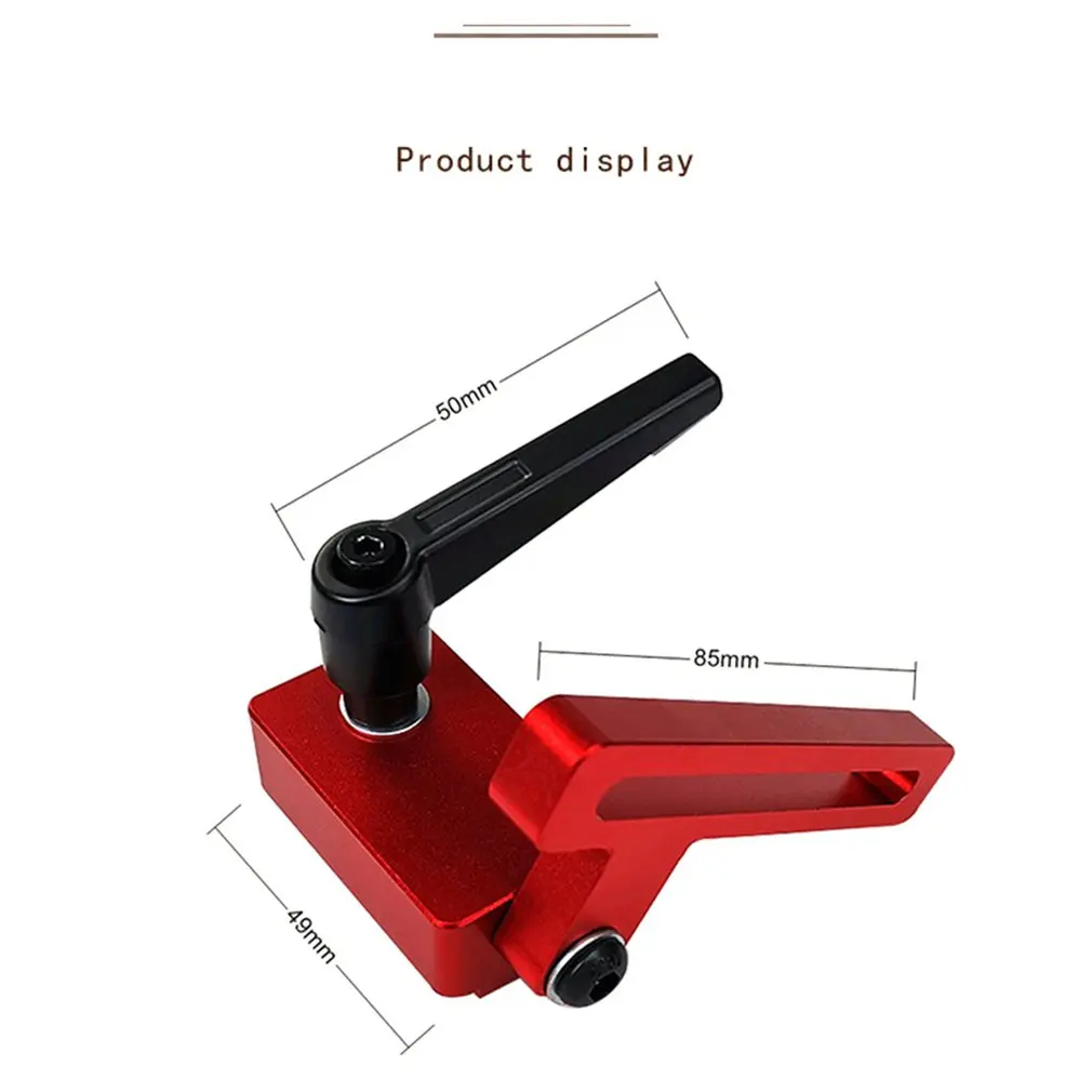 

30 Type Woodworking Chute Special Limiter Aluminium Alloy T-tracks Woodworking Standard Miter Track Stop Woodworking Tool