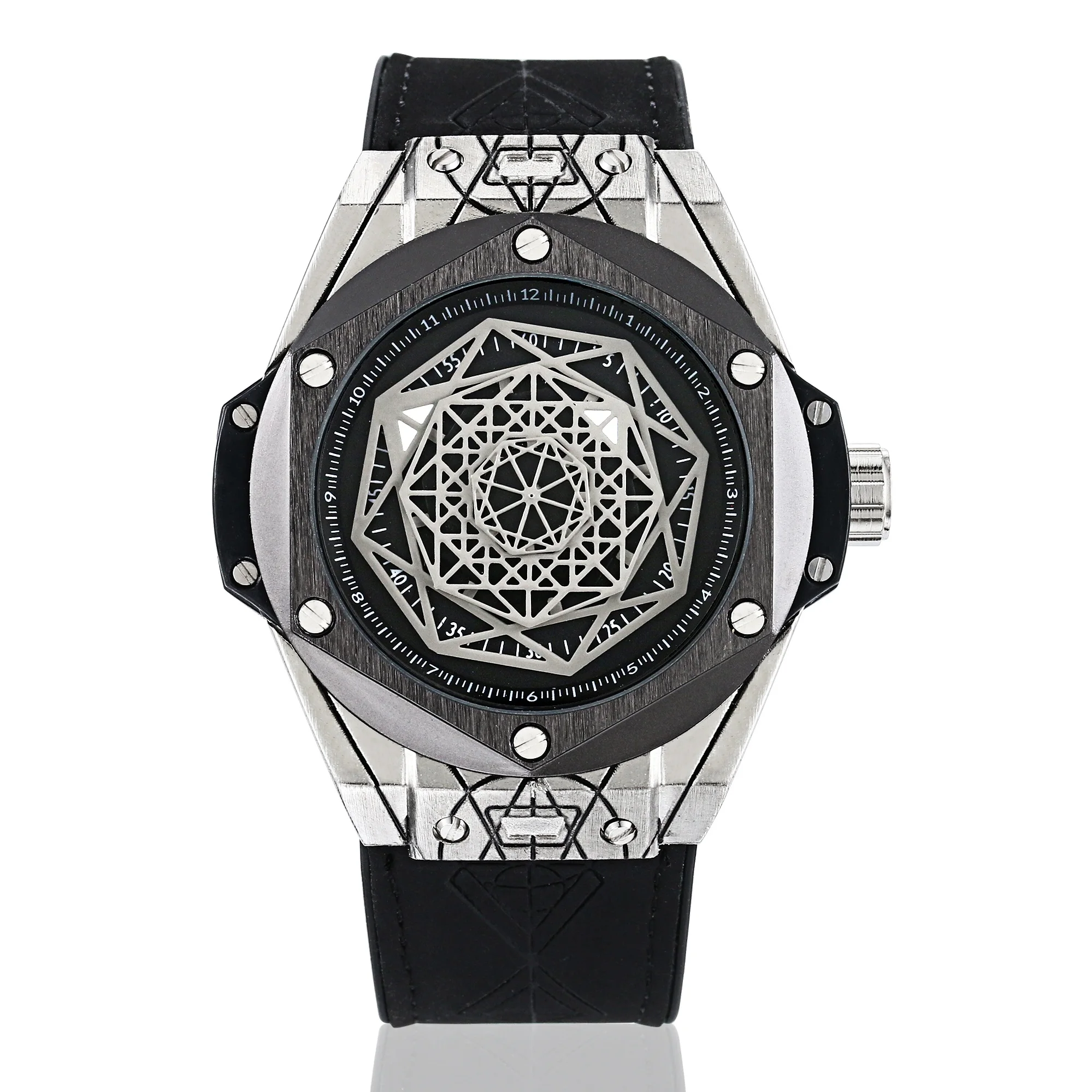 Модные Роскошные Брендовые спортивные часы мужские водонепроницаемые кварцевые