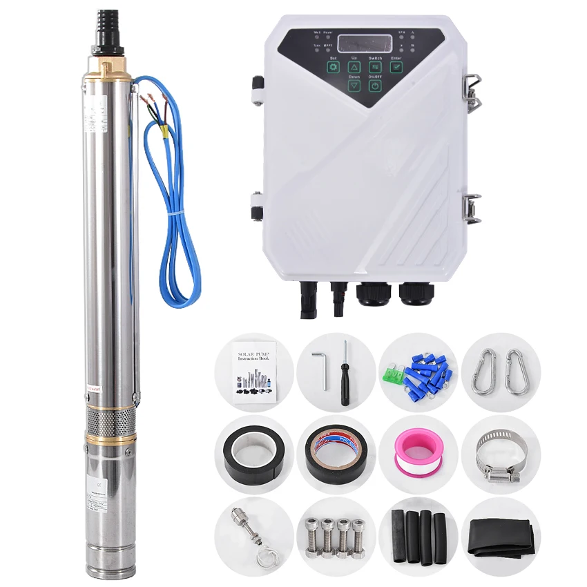 Высококачественный насос с глубоким скважинным насосом 72 В постоянного тока