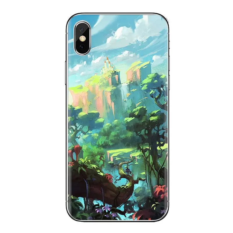Scenery Of Animation Oil Painting For Huawei Honor 7X V10 6C V9 6A Play 9 Mate 10 Pro Y7 Y5 P8 P10 Lite Plus GR5 2017 TPU Covers |