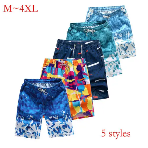 Мужские Пляжные повседневные шорты Воздухопроницаемые быстросохнущие