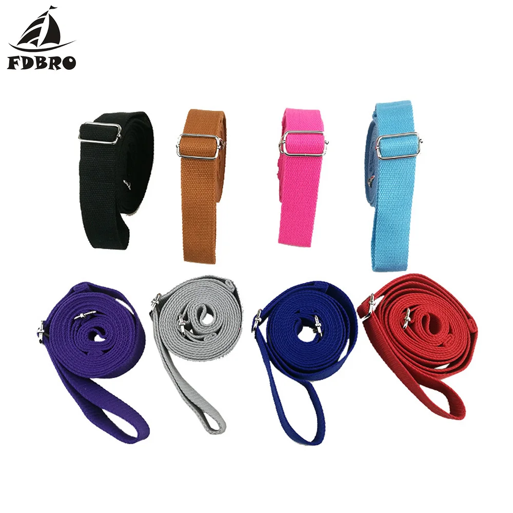 FDBRO Hot Dance Gymnastics Exercise Training Gym Foot Stretch Bands Leg Stretcher Length Ballet Band 2019 New Free Ship | Спорт и
