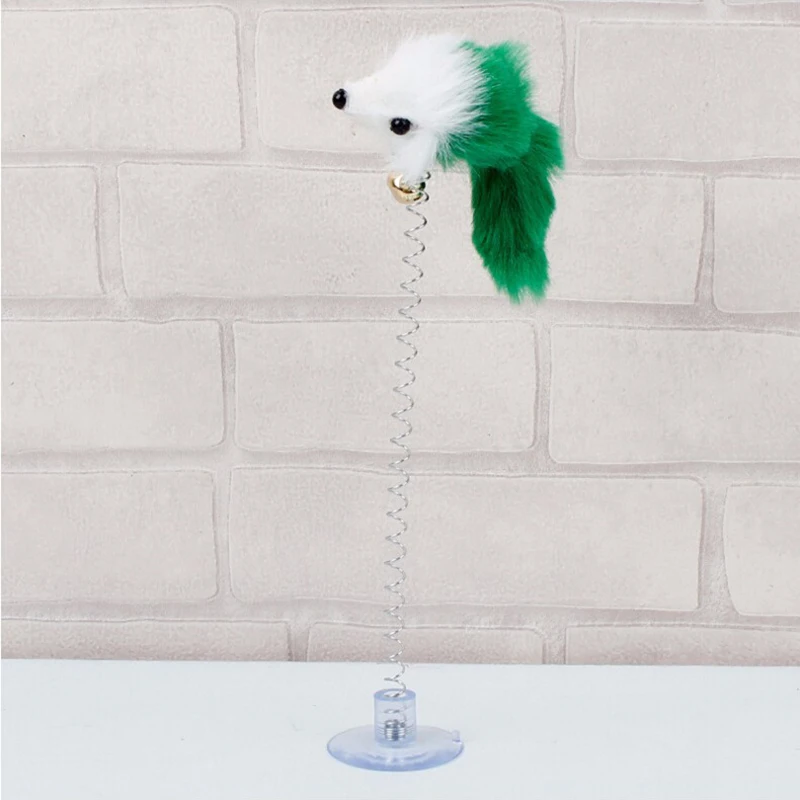 PAPASGIX 2020 новая качалка-мышь многоцветная присоска Весенняя забавная кошка