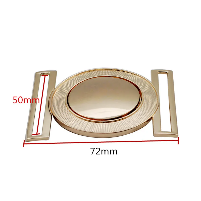 Декоративные пряжки из металлического сплава 2/4 шт. 50 мм для женского пальто, пуховика, одежды DIY, застежки для сумок, кнопки аксессуары.