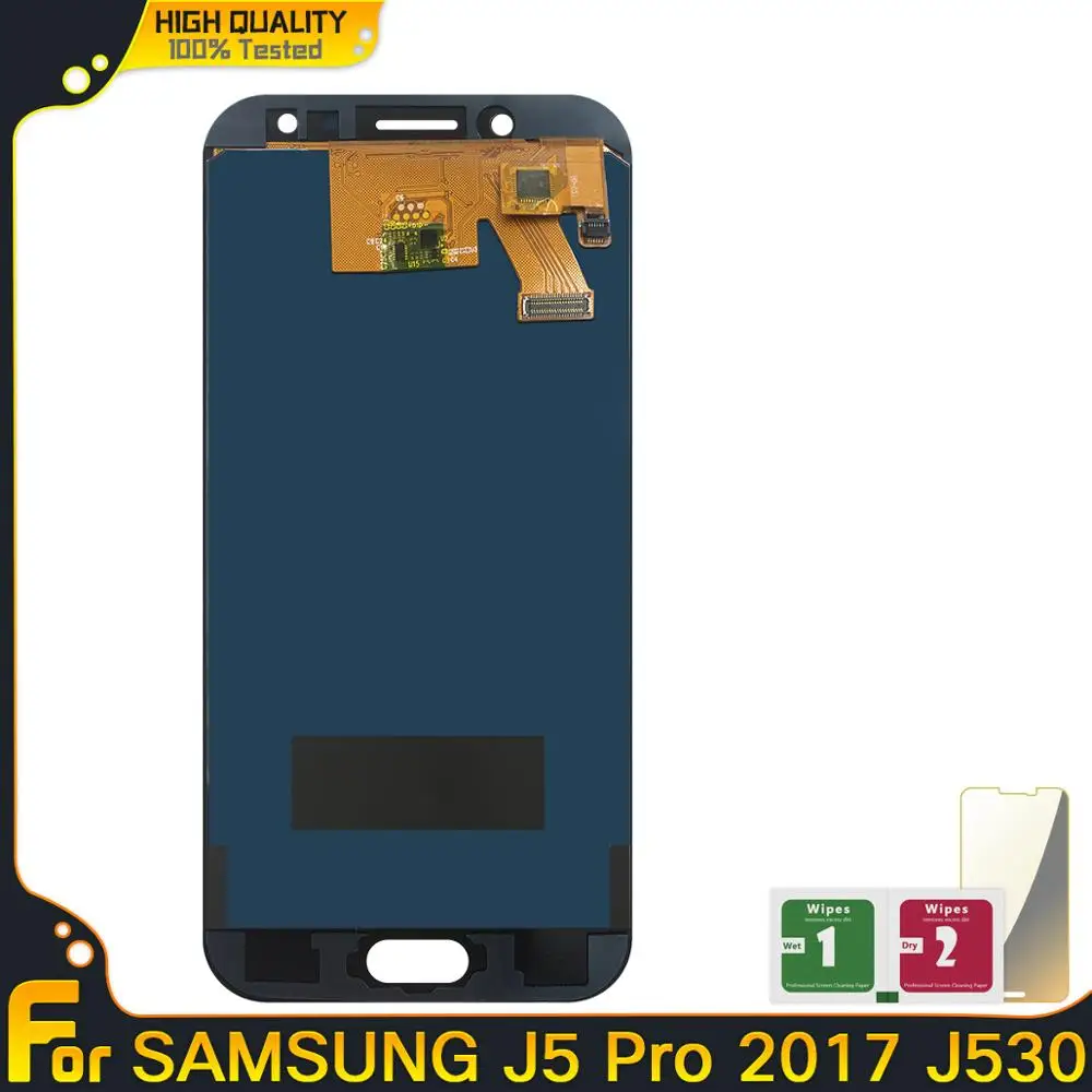 100% NEW LCDs Display For Samsung Galaxy J5 Pro 2017 J530 J530F J530FM Touch Screen Digitizer Assembly Can Adjust Brightness | Мобильные