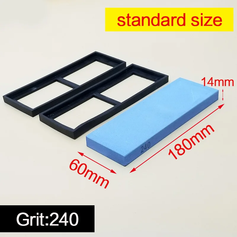 240 GRIT 1 шт., 400, 1000, 3000#, кухонный инструмент, точилка для ножей, точильный камень, точильные камни для ножей, система Точилки для ножей, водный камень - Цвет: 240 GRIT