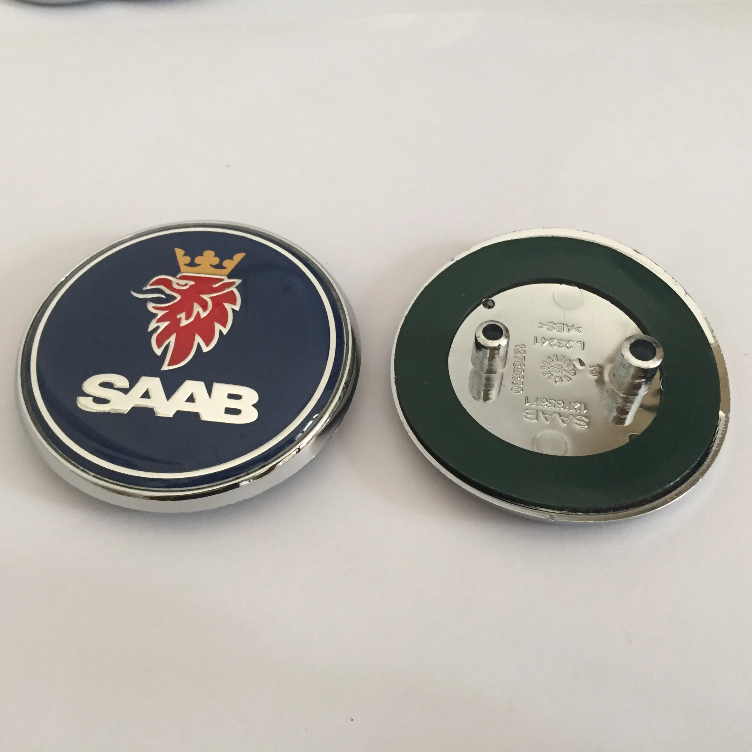 Эмблема SAAB крышка переднего капота автомобиля 1 шт. 68 мм значок на заднюю часть