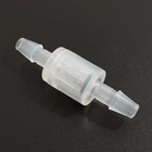 Обратный клапан 316 дюйма, 4,8 мм, обратный клапан из полипропилена, односторонний клапан для воздушной воды, масла, пружинный обратный клапан с давлением