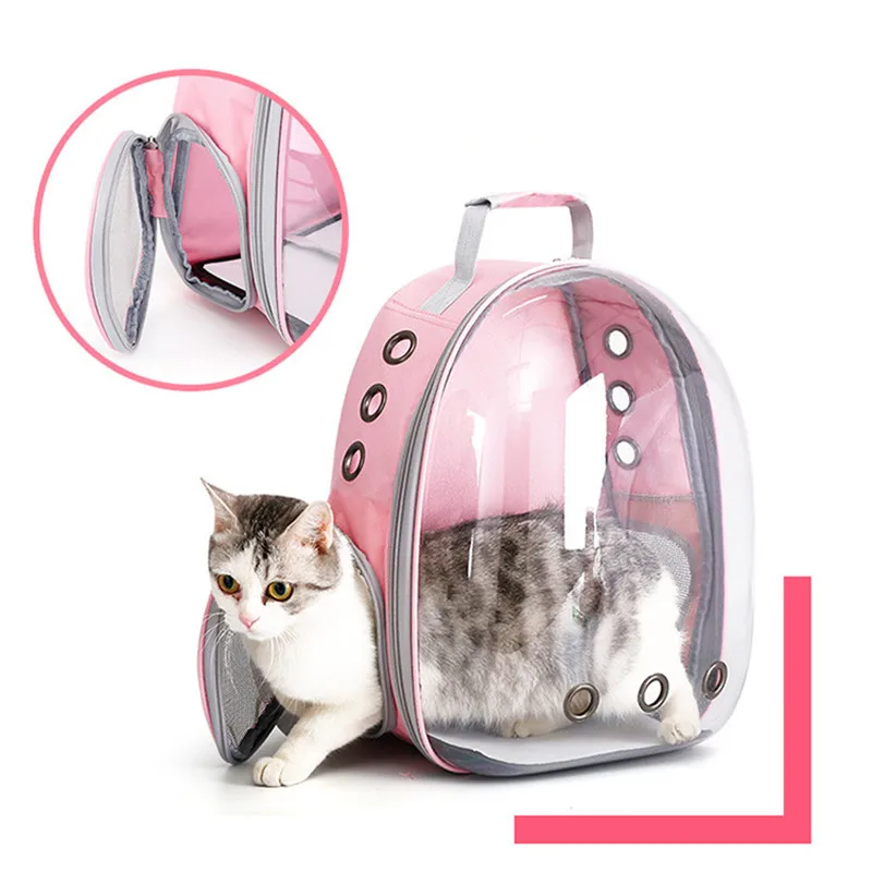 

Cat Carrier Bags Breathable Pet Space BagSmall Dog Cat Backpack Travel Space Capsule Cage Pet Transport Bag Carrying for Cats