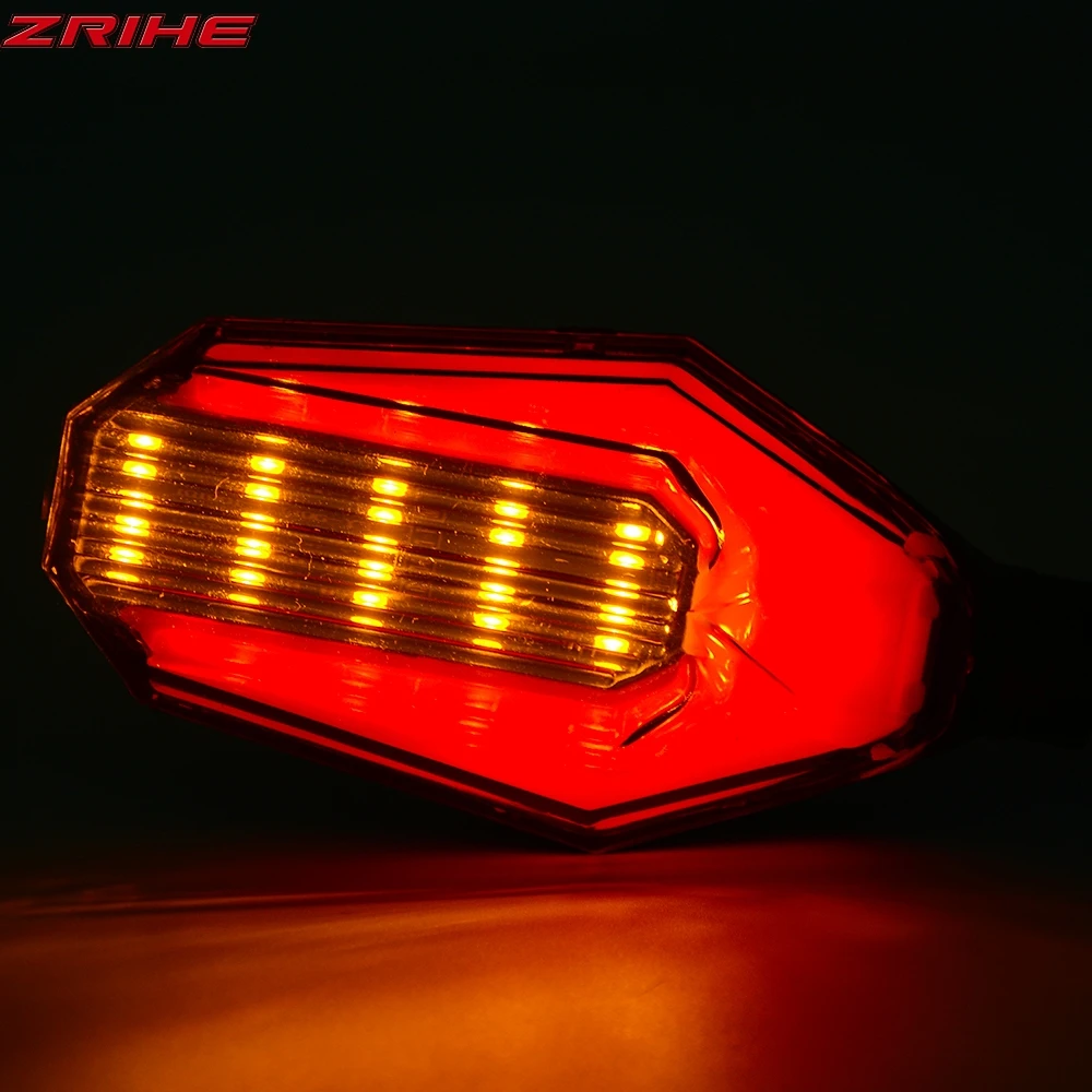 Универсальные аксессуары для мотоциклов светодиодный гибкий указатель поворота