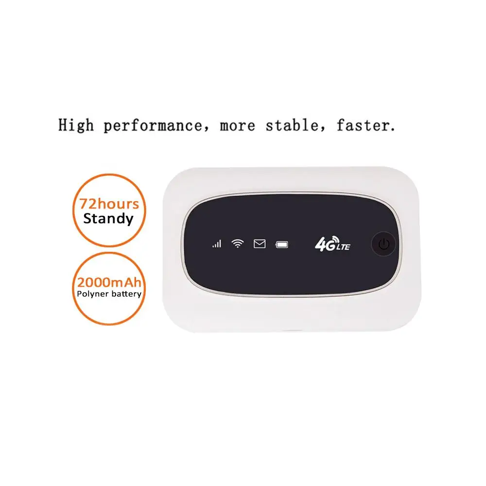 4G LTE CAT4 150M Unlocked Mobile MiFis Portable Hotspot Wireless Wifi Router with SIM Card