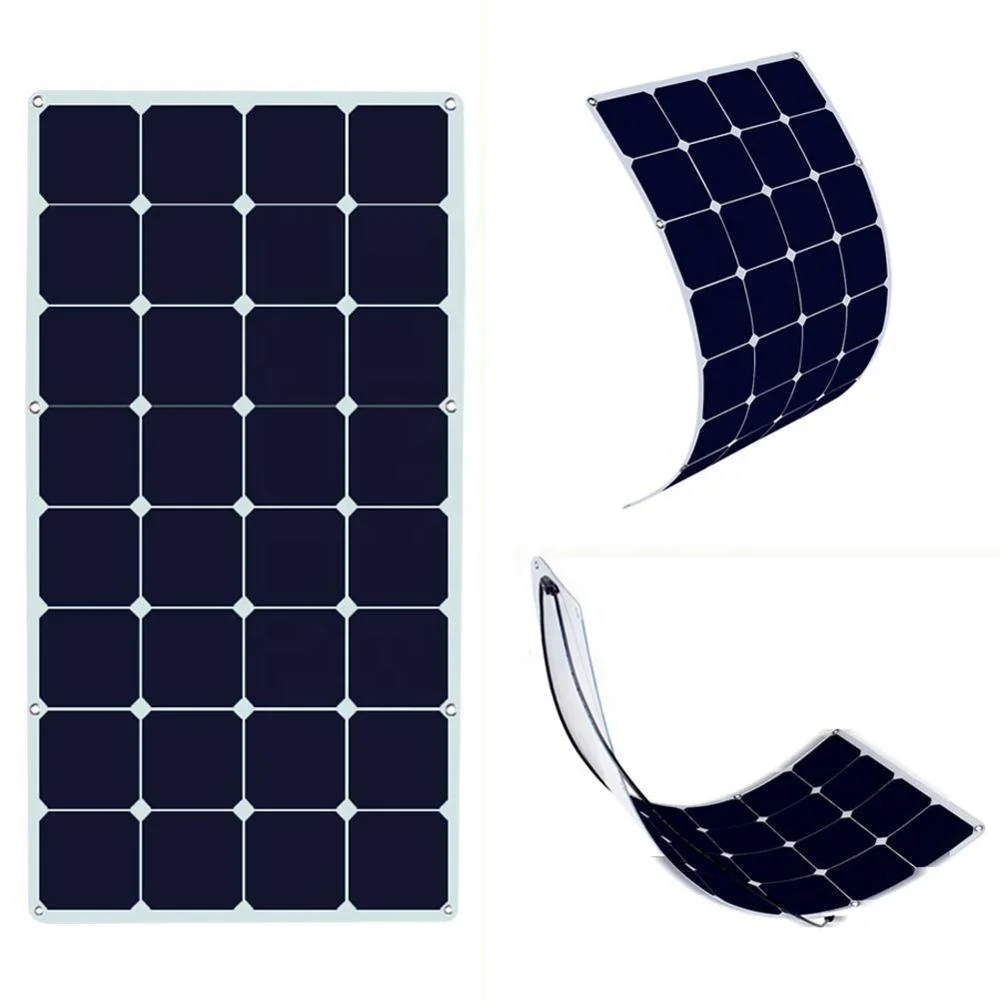 Китай производитель 100 Вт sunpower Гибкая солнечная панель для лодок тонкая пленка