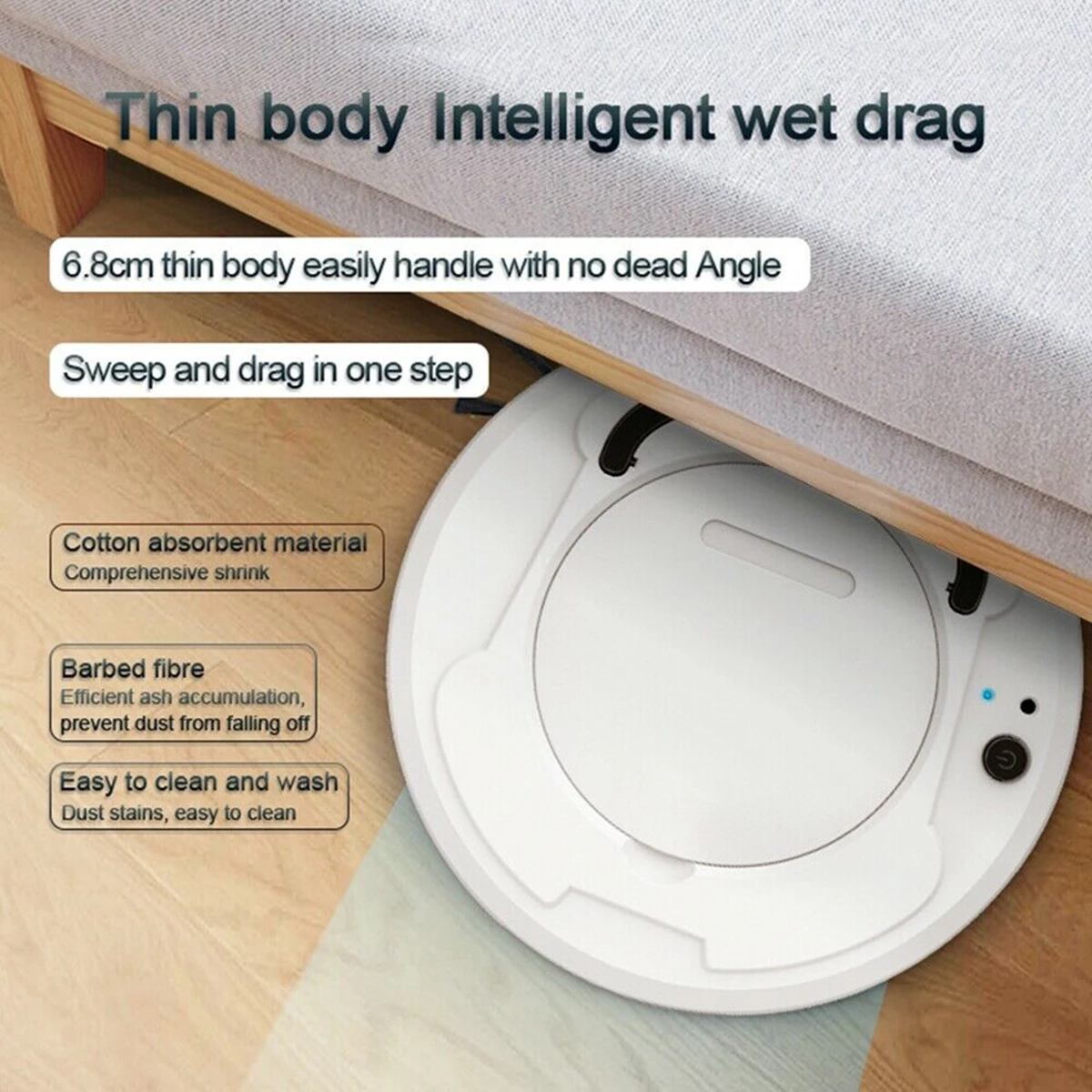 Домашние умные ультратонкие небольшие зарядные Пылесосы подметание робот