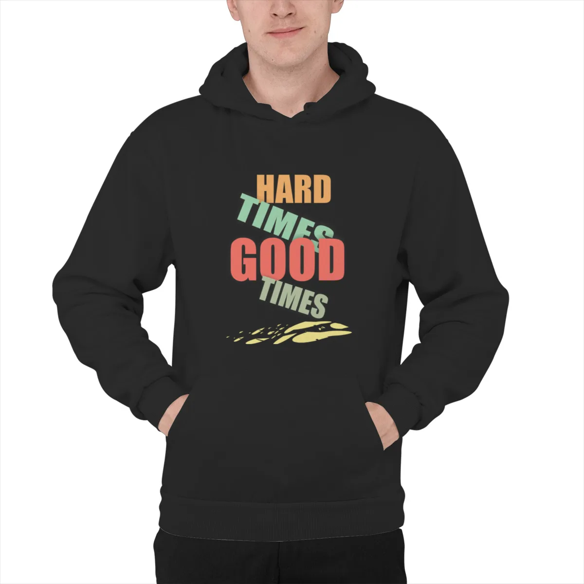 

Men's Hoodie Hard times good timesFunny Couples Matching Kawaii Hoody Sweatshirts Sweat Capuche 40711