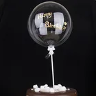 2 шт., золотые гелиевые шары с надписью Happy Birthday, надувные воздушные шары из ПВХ, украшение для свадьбы, дня рождения, детского праздника