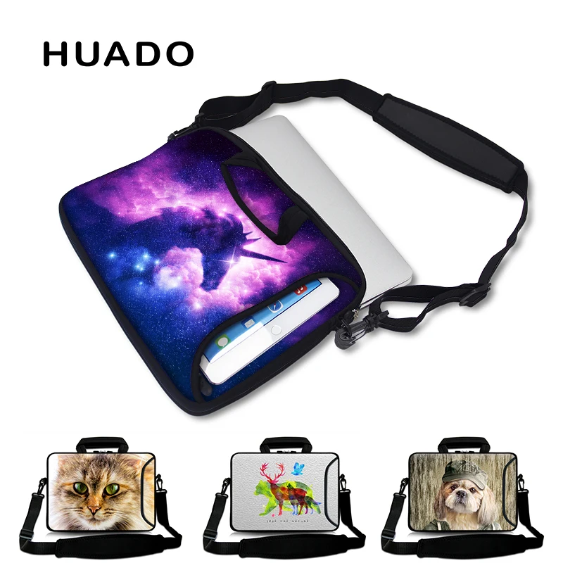 Animal Laptop Shoulder Bag 10" 12" 13" 14" 15" Custom Notebook Case Computer Bag Handbag for Lenovo/HP/Asus/Mac