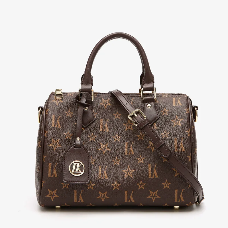 

Сумка-тоут женская кожаная, с цветочным принтом, 10,6 дюйма