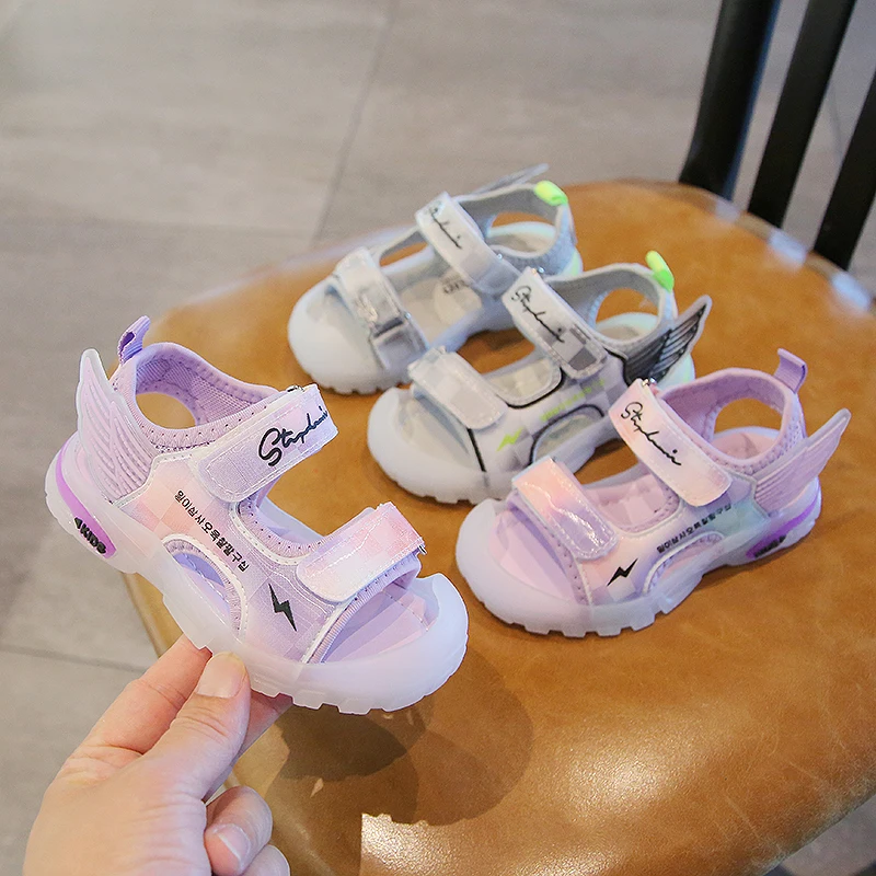 

Summer baby sandal for girls boys soft bottom cloth children shoes fashion little kids beach sandals toddler shoes C15