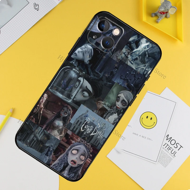 Чехол на тему Хэллоуина с принтом трупа невесты для iPhone 13 12 Mini X XR XS Max чехол Apple 11 14