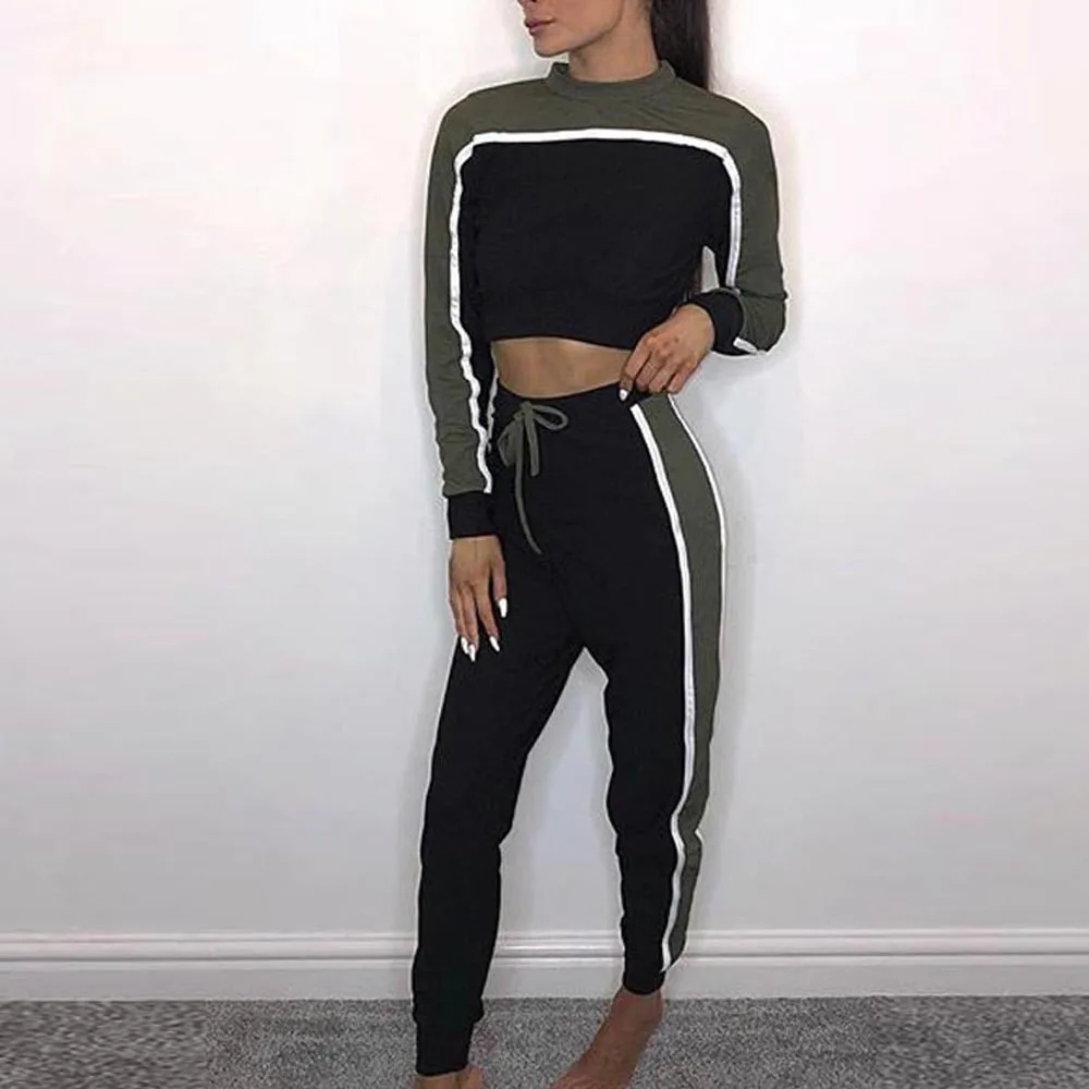 Повседневный женский спортивный костюм колготки спортивная одежда Женский для