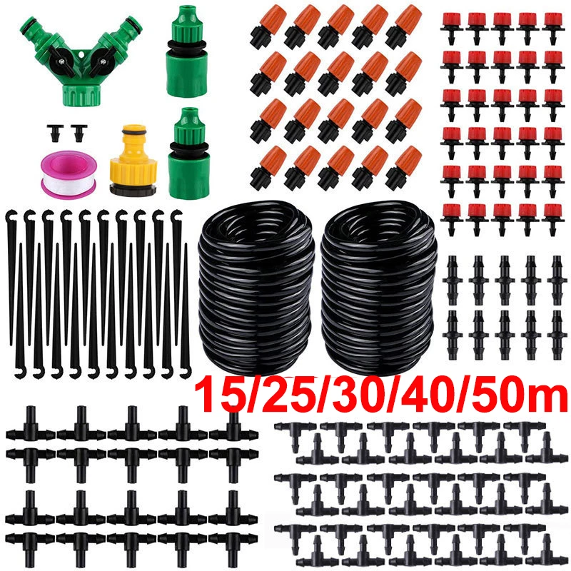 

Автоматическая система капельного орошения «сделай сам» 15/25/30/40/50 м, практичный садовый шланг, умный уход, спрей