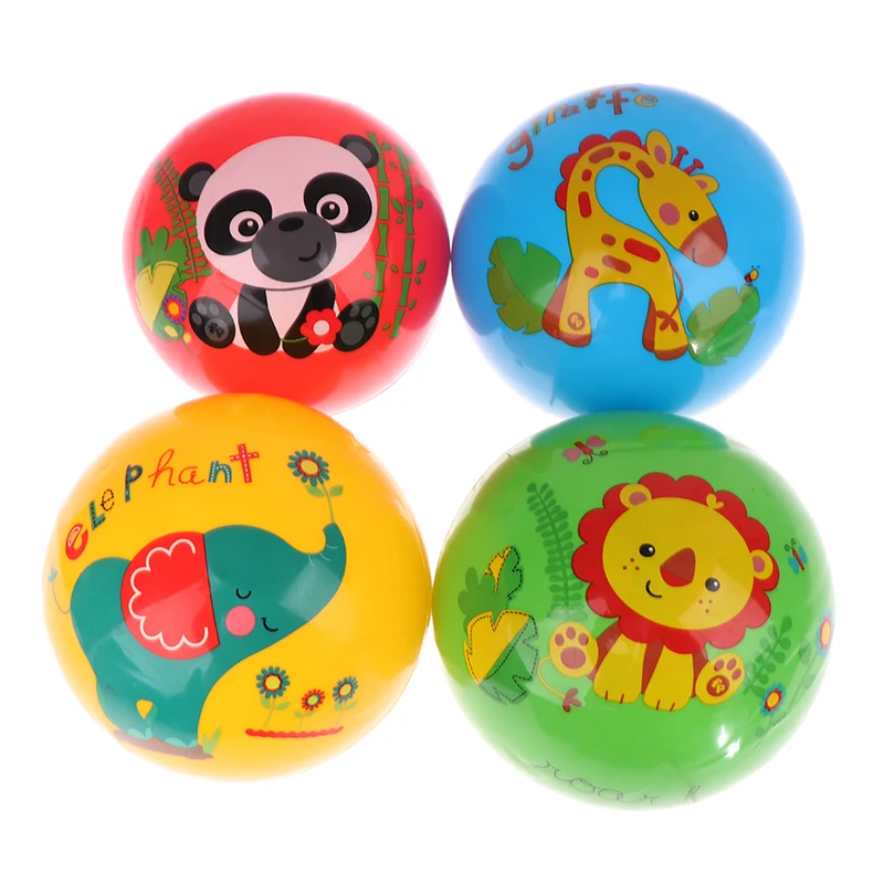 

Cartoon Animal Soft Inflatable Grasp Play Ball Basketball Kindergarten Outdoor Baby Body Coordination Training Toys New