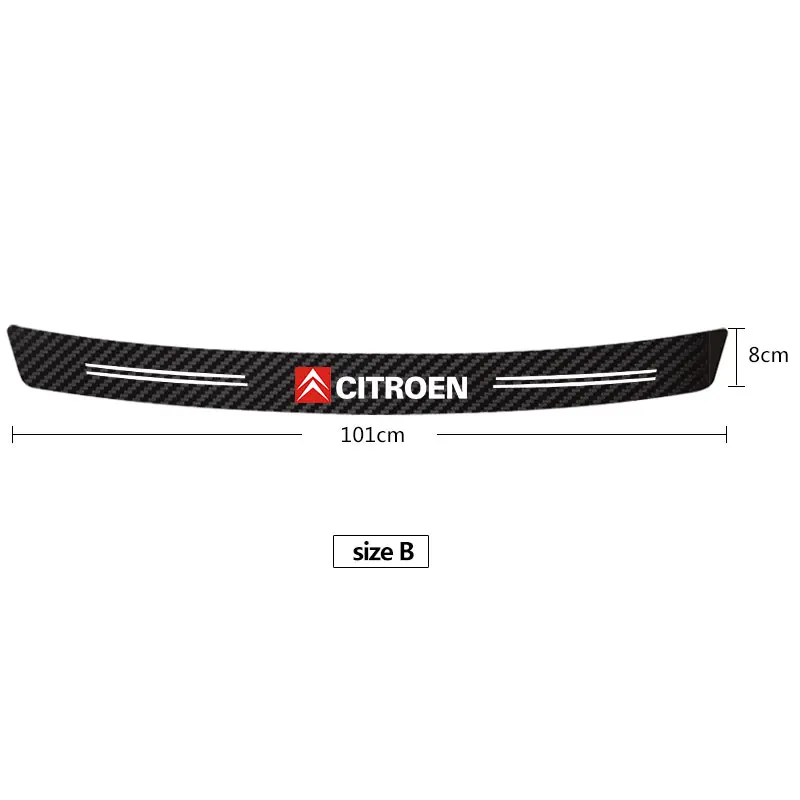 Наклейка на задний бампер автомобиля Citroen C4 C5 C3 Berlingo C2 C1 Saxo Xsara | Автомобили и
