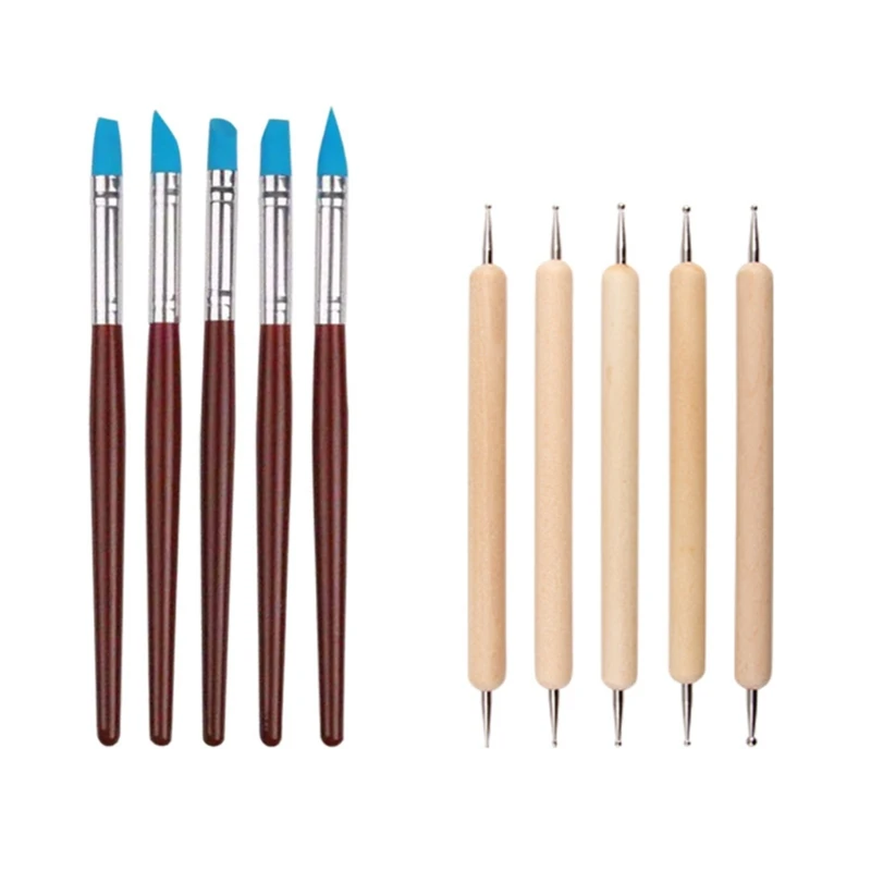 

H051 23 Pcs/Set DIY Clay Sculpture Pottery Tools Carving Point Drill Pen Ceramics Sculpting Scraper