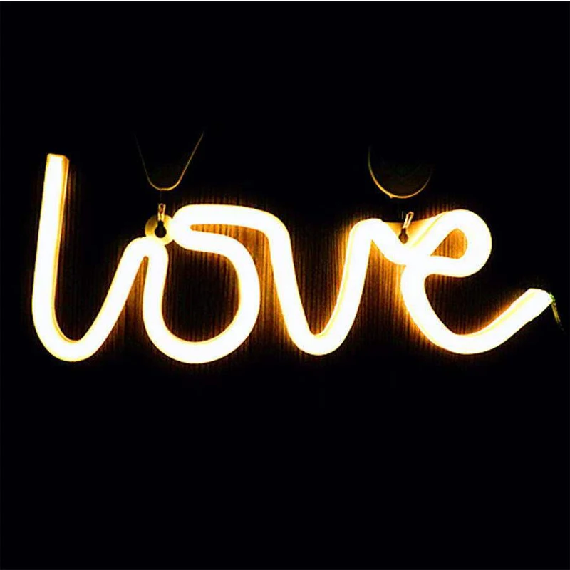 

LED Home Neon Lightning Shaped Sign Neon Fulmination Light USB Decorative Light Wall Decor for Kids Baby Room Wedding Party