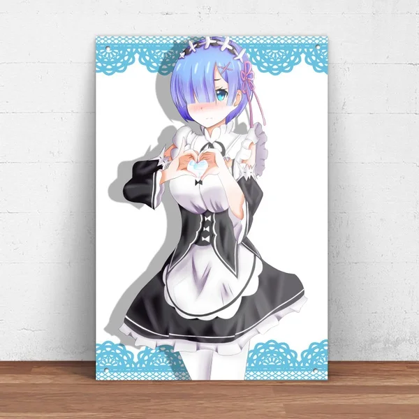 

Re Zero Anime Metal Tin Sign Metal Sign Wall Decor Japanese Anime Poster Manga Anime Decor Anime Gifts GHI455