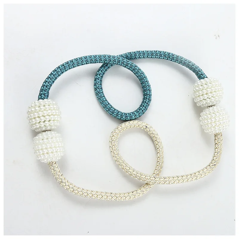 Магнитные зажимы для занавесок с жемчужным шариком 2 шт.|Декоративные аксессуары