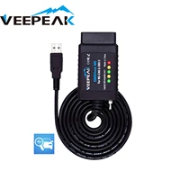 veepeak elm327 usb obd2 adapter for forscan windows with hs can ms can switch professional diagnostic scan coding tool for ford