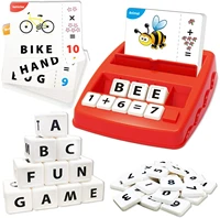 math matching letter game sight words alphabet flash cards and math board games for toddlers educational learning toy