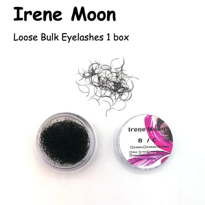 Накладные ресницы B & C Curl черные для наращивания ресниц 1 шт. 0 15/0 20 мм толщина 6 15