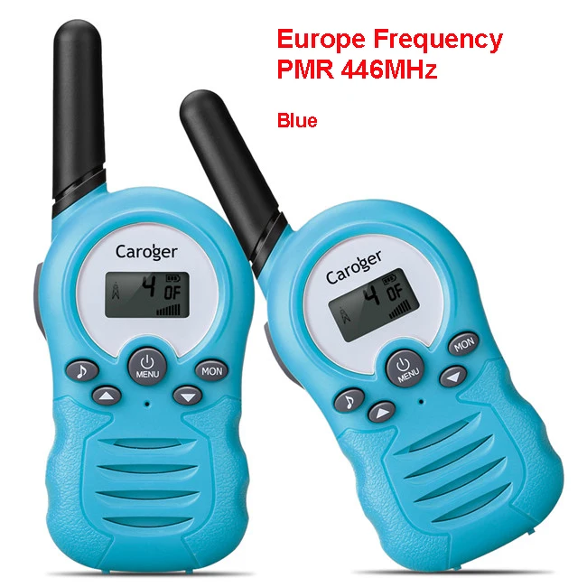 EU Blue Caroger 22/8 канал 2 шт. иди и болтай Walkie Talkie S FRS/GMRS 462/467/446 МГц двухстороннее радио 2 км Диапазон ручной домофон с камуфляжным принтом - Цвет: EU Blue