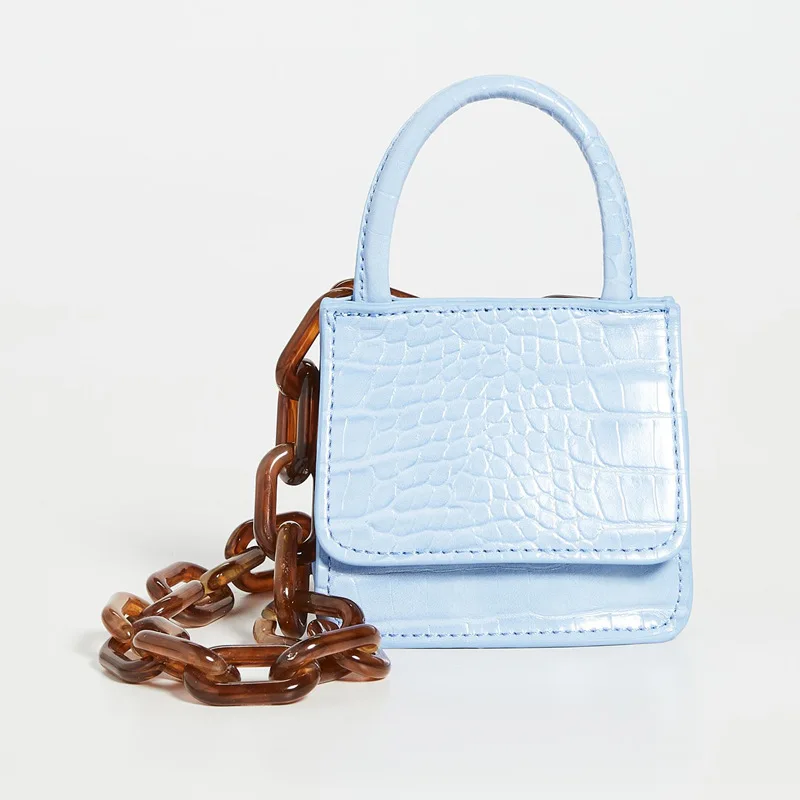 Новинка 2020 миниатюрные акриловые плечевые ремни сумка на одно плечо для модных