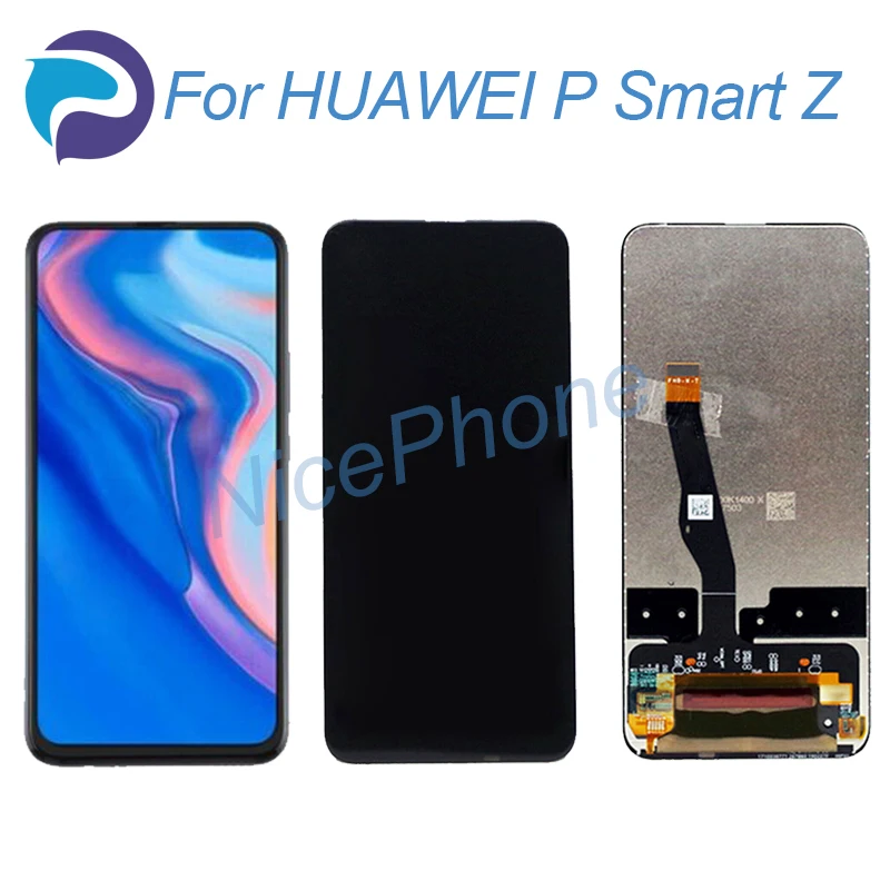 ЖК дисплей P Smart Z + сенсорный экран в сборе сменный STK L21 6 59 &quotP smart экран|Экраны для