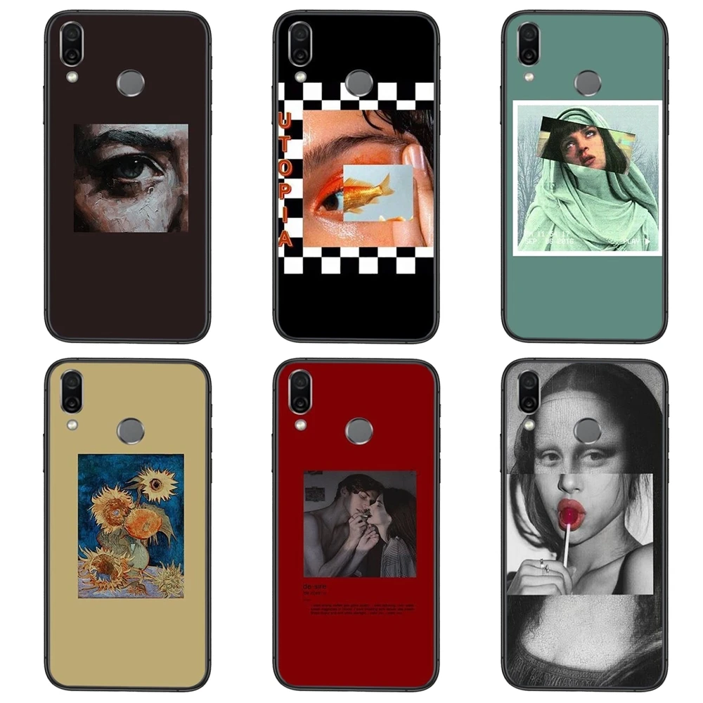 Чехол для Huawei Honor V40 10X Lite 8x9s 10 мягкий водонепроницаемый чехол с 3d-изображением Ван