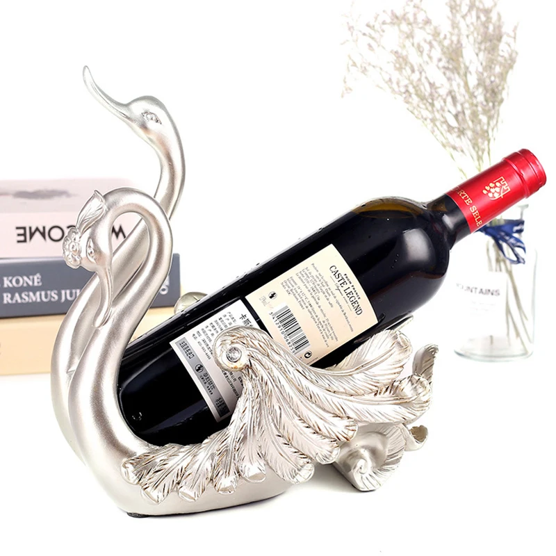 Европейский Креативный Лебедь винная рамка украшения частей контрактные и