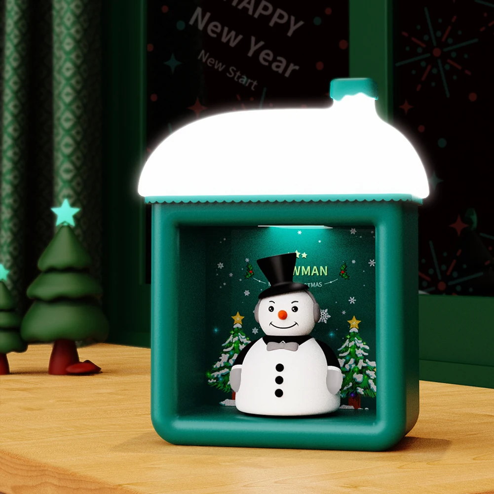

1 компл. Ночной светильник для снежного дома, настольный USB-светильник, настенный подвесной светильник рождественские украшения, подарок