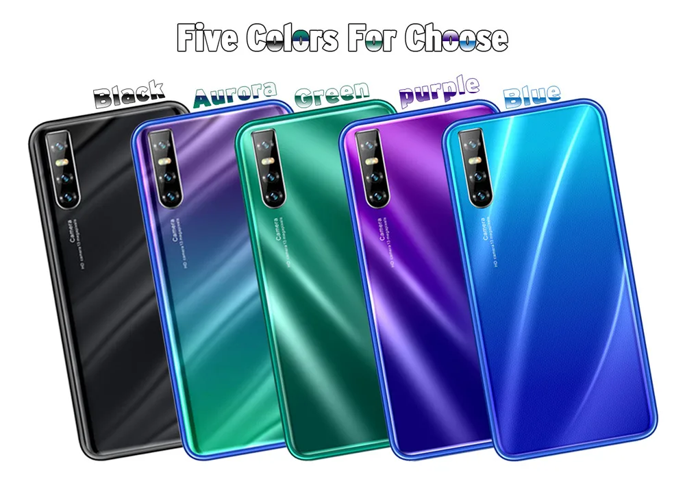 mobile phone p40 pro android face id recognition 6 26 water drop screen unlocked smartphone 4g ram 64g rom original cell phone free global shipping