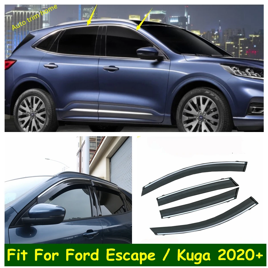 Козырек для окон и дверей защита от ветра дождя комплект аксессуаров Ford Escape / Kuga