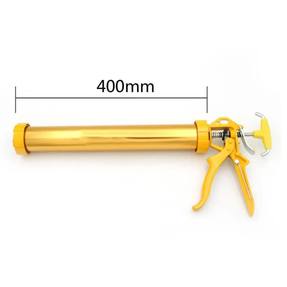 

Caulking Gun Aluminum Alloy Cartridge Manual Applicator Adhesive Glue Gun with Rotating Handle