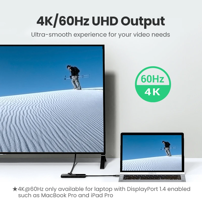 Ugreen USB C HUB 4K @ 60 Гц/30 Гц Type к HDMI Мульти 3 0 адаптер для MacBook iPad Pro 2020 1 разветвитель порт